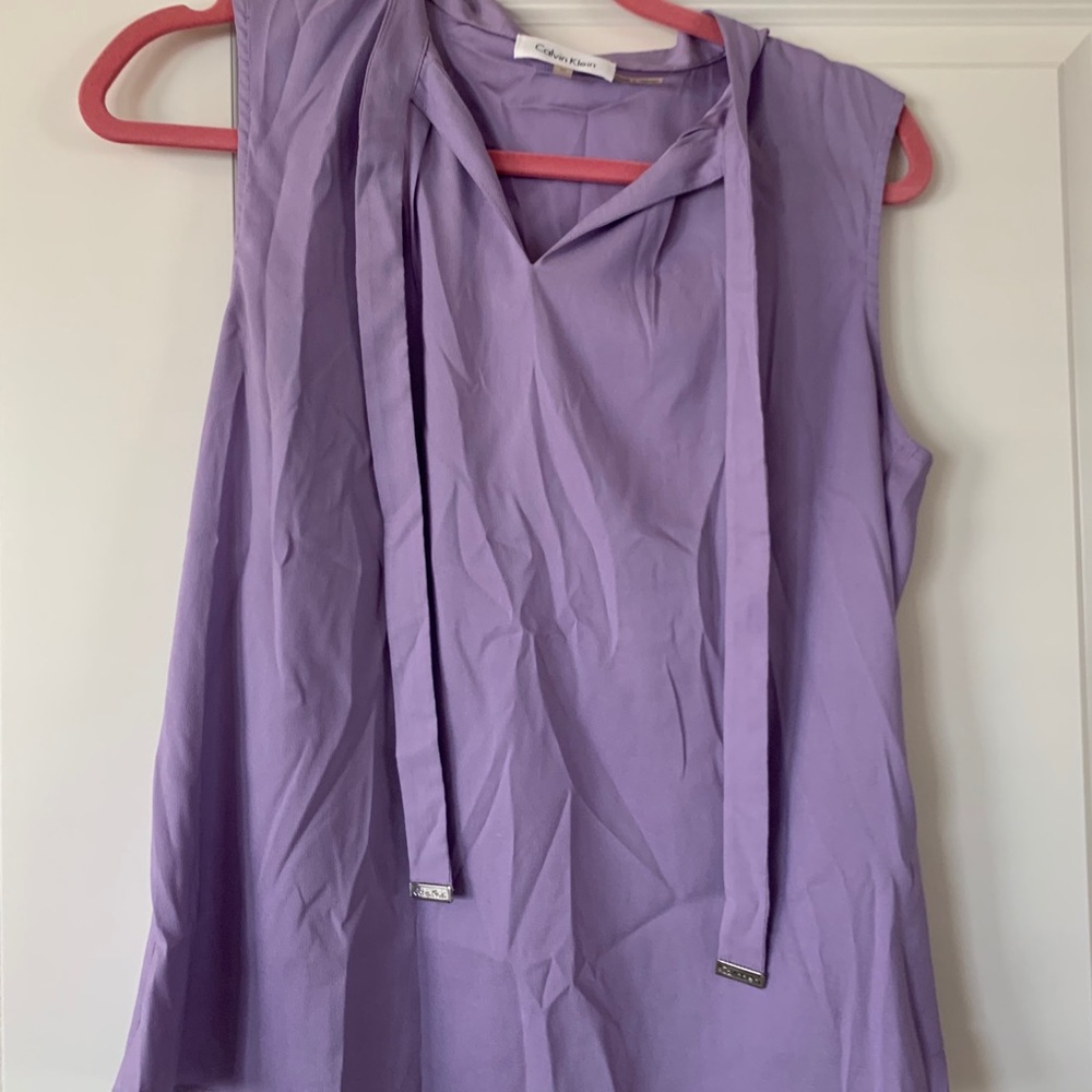 Calvin Klein purple shirt